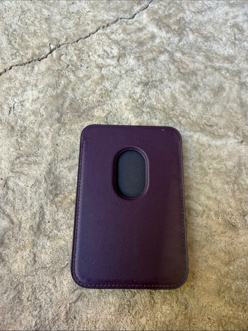 Apple MagSafe Leather Wallet - Plum